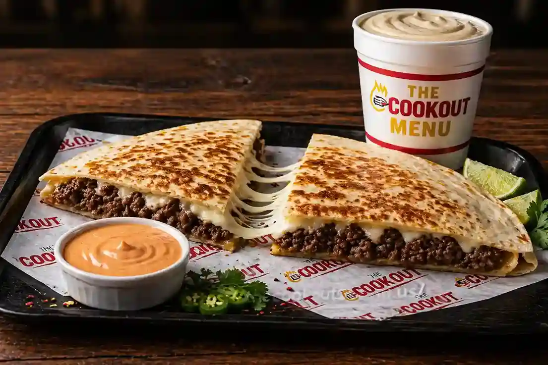 Cookout Beef Quesadilla