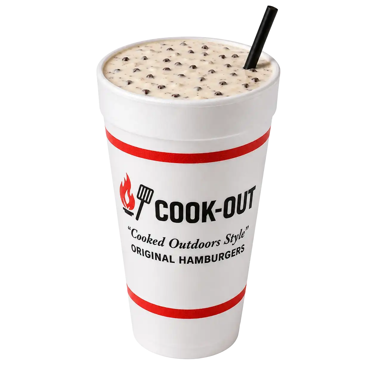 Cookout Chocolate Chip Milkshake