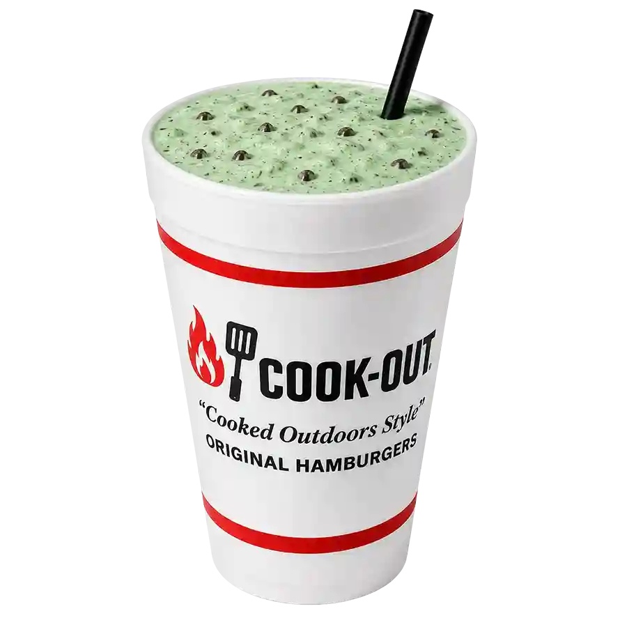 Cookout Chocolate Chip Mint Milkshake