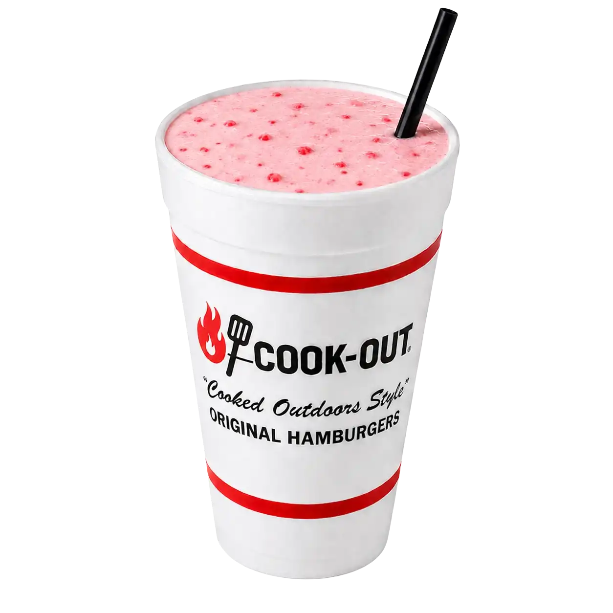 Cookout Red Cherry Milkshake