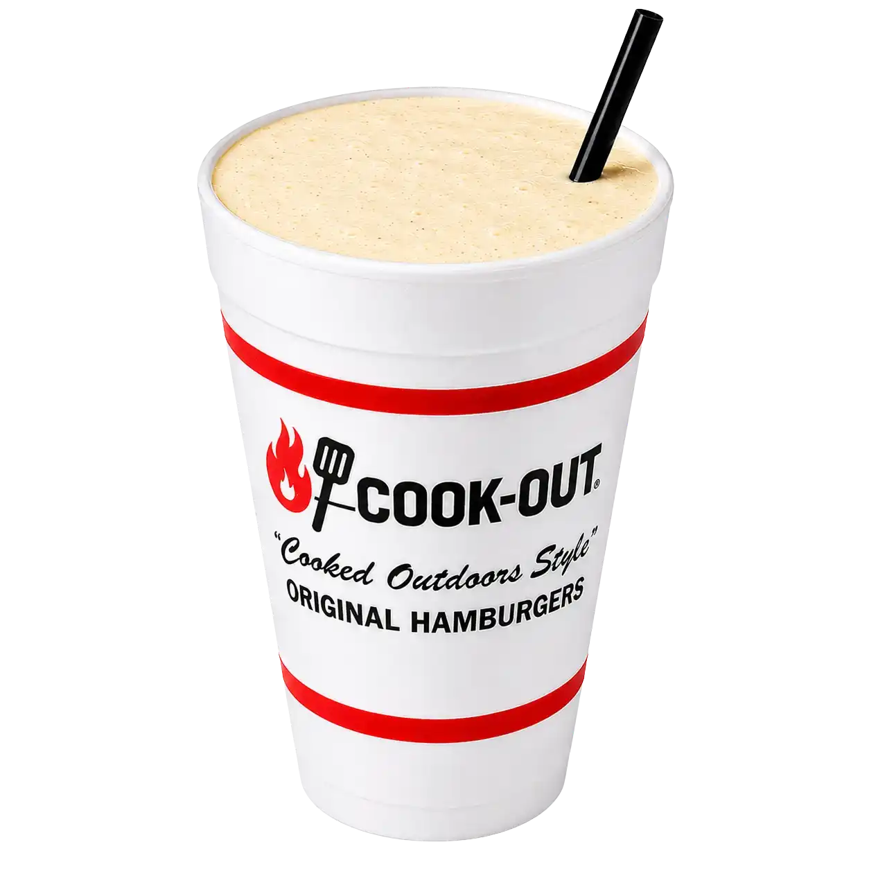 Cookout Fresh Eggnog Milkshake