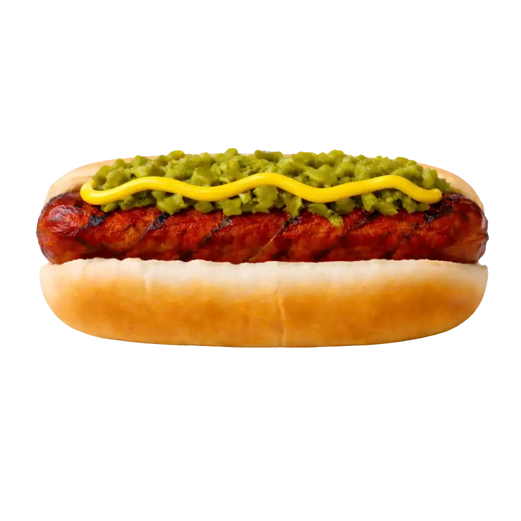 Cookout Mustard Relish Hot Dog