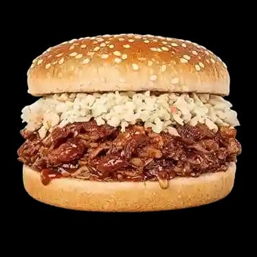 Cookout's BBQ Sandwich with Slaw