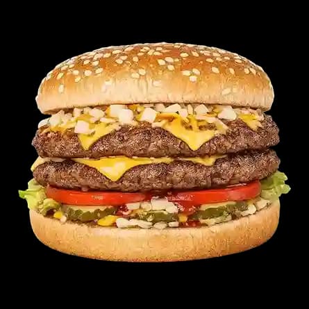 Cookout's Double Decker Burger