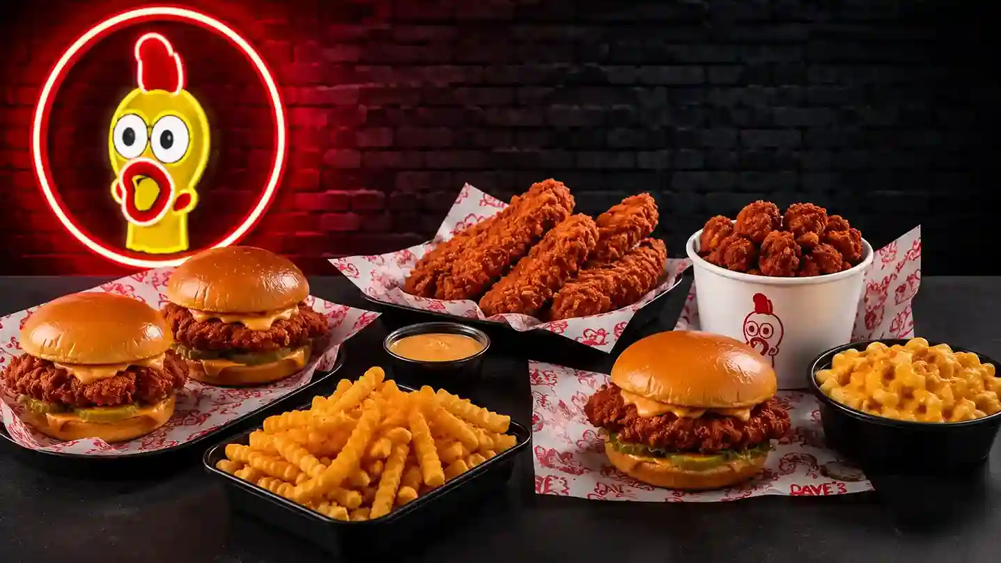 Daves Hot Chicken Menu