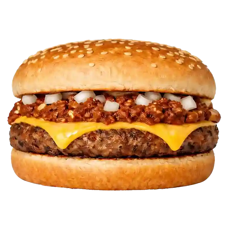 Cookout Nacho Chili Style Hamburger