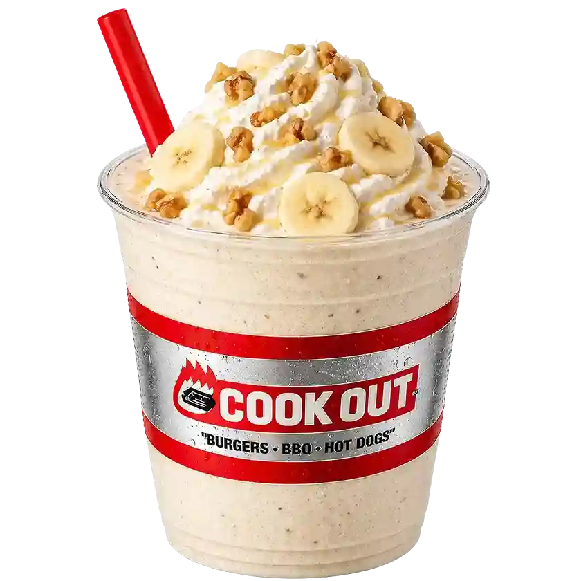 Cookout's Banana Nut Milkshake