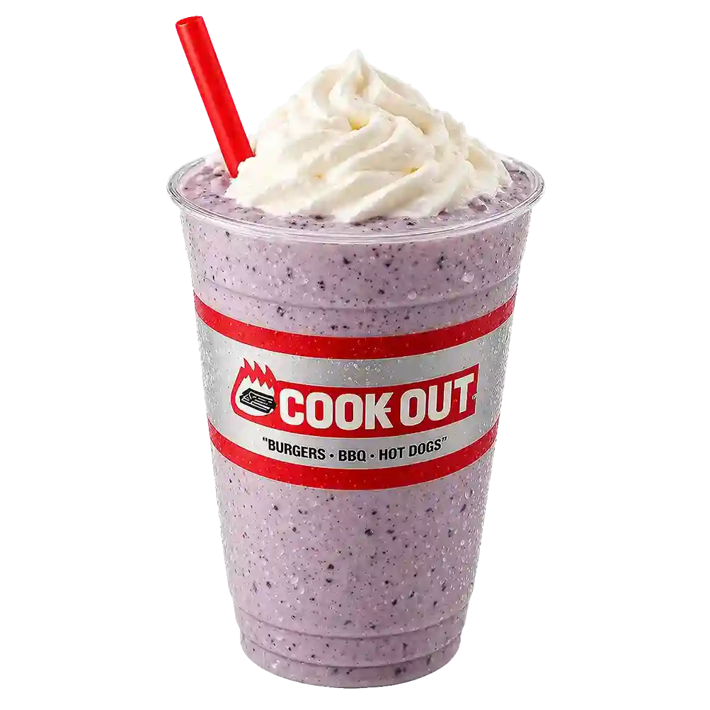 Cookout's Blueberry Milkshake